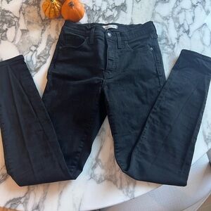Madewell skinny jeans.